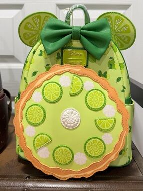 ✨NWT✨Loungefly Disney Minnie Mouse Key Lime Pie Lime Scented Mini Backpack
